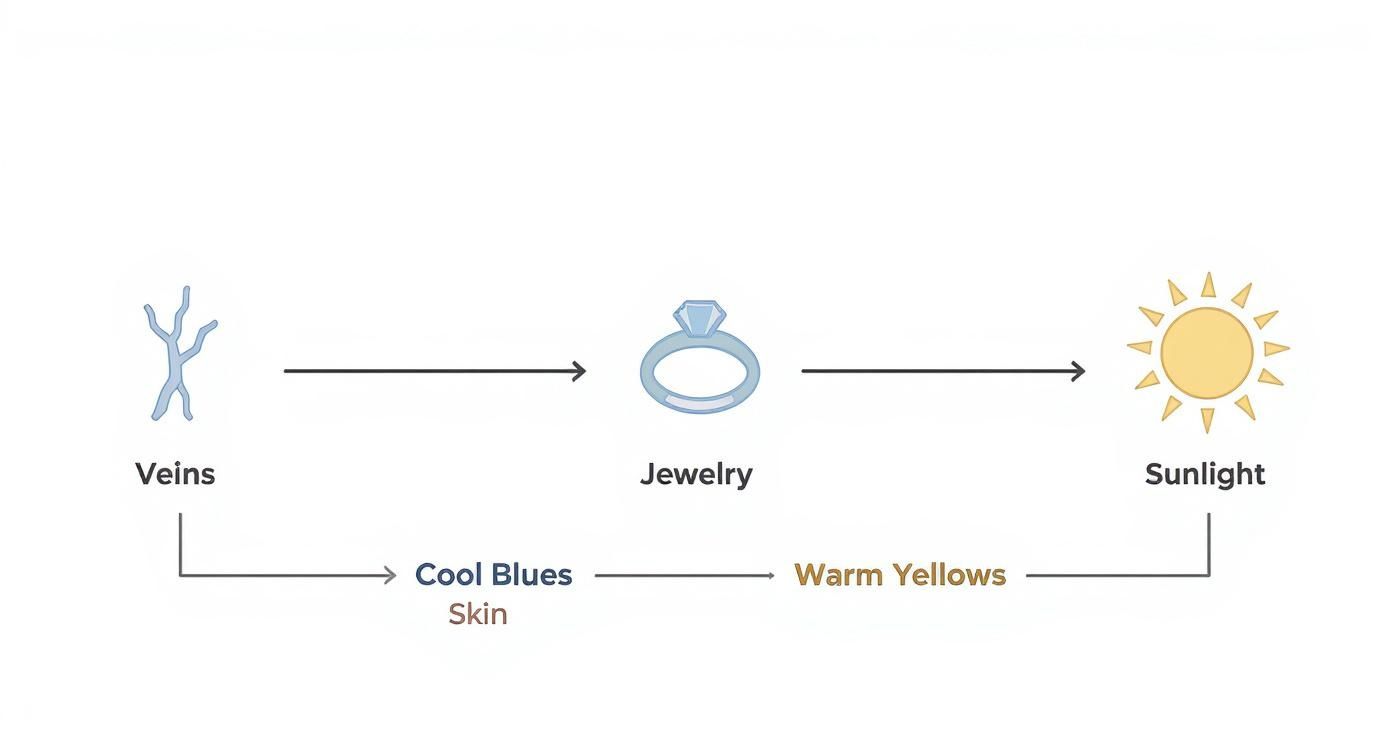 Infographic about foundation shade finder