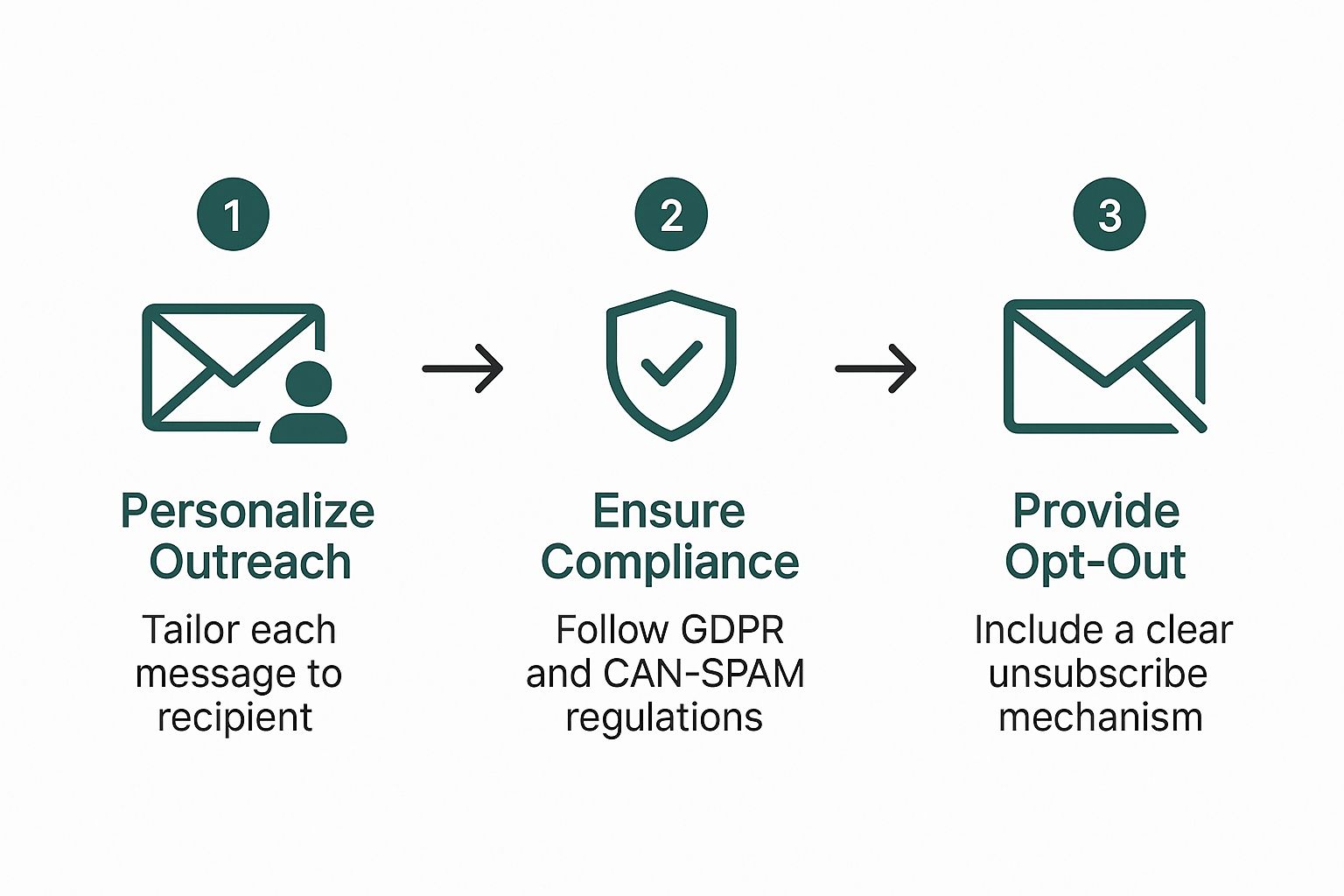Infographic about how to find email address