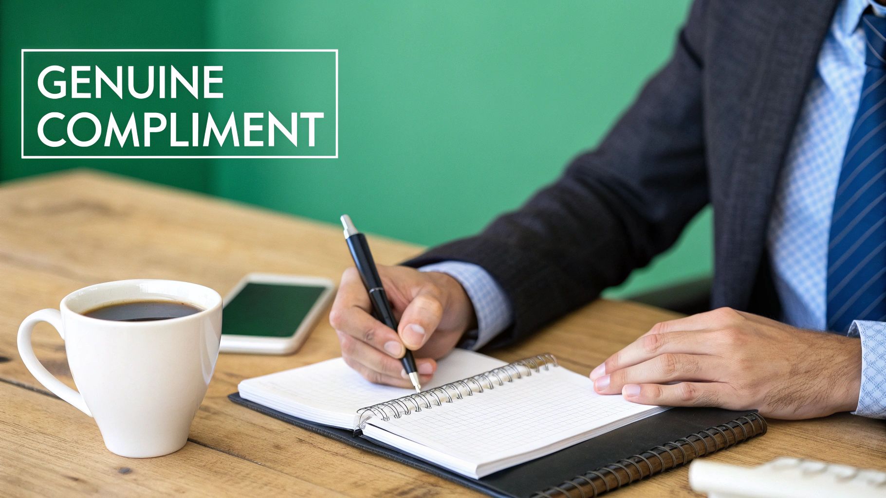 The Compliment and Question Email