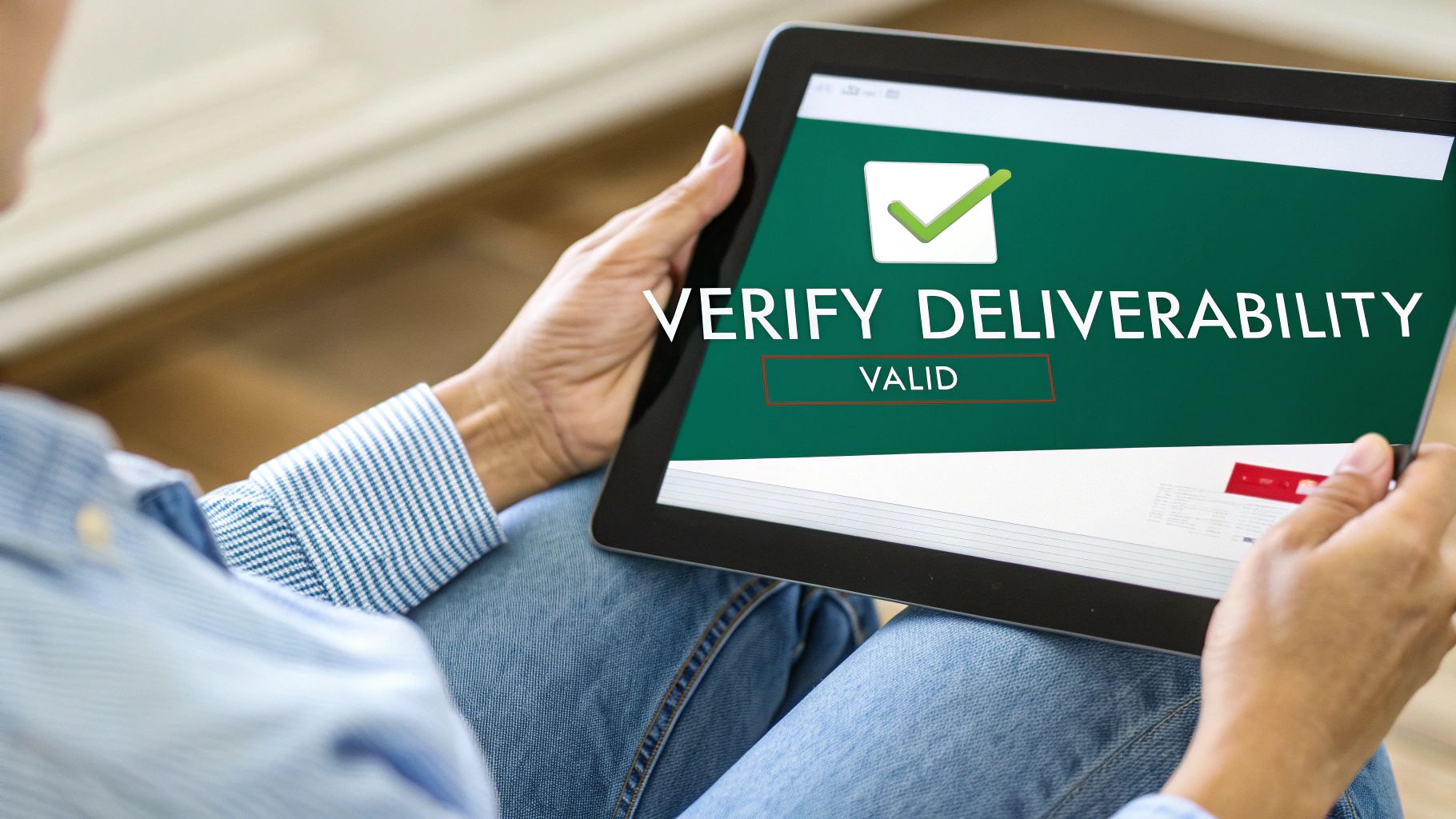 A shield icon with a checkmark, symbolizing protection and verification.