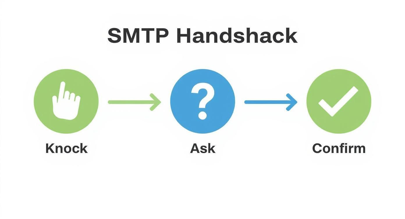 Infographic about checking if email address is valid