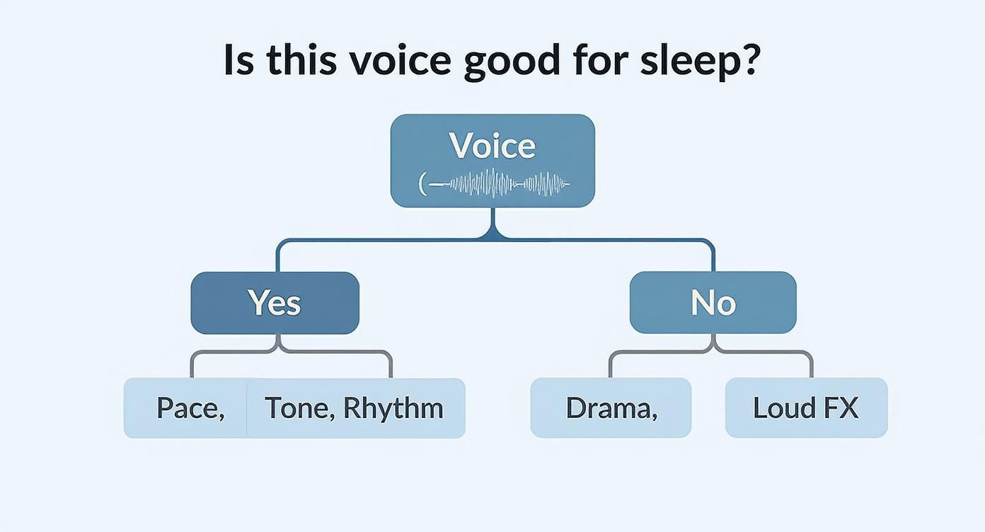 Infographic about best audiobooks for sleep