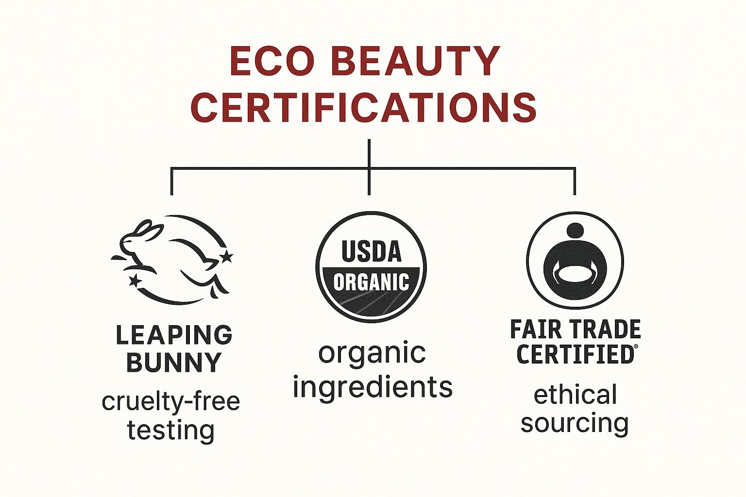 Infographic about eco friendly makeup brands