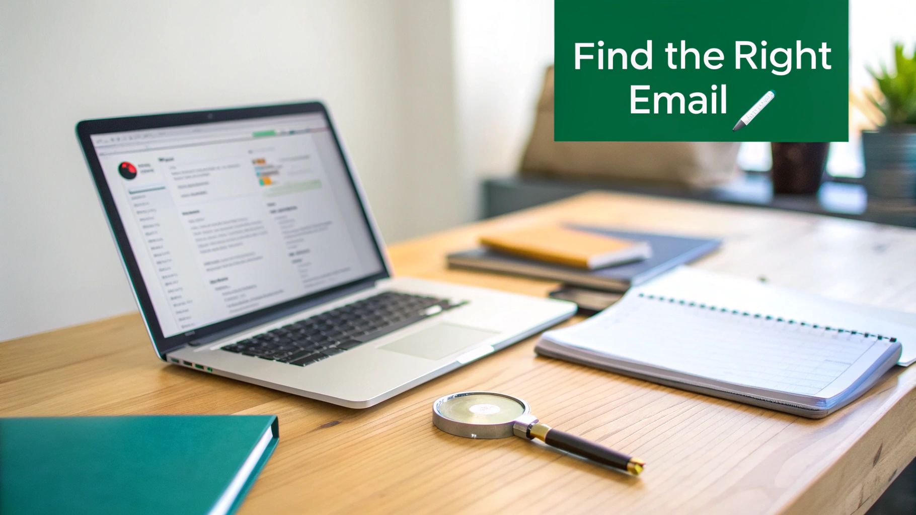 A person at a desk analyzing data on multiple screens, symbolizing the importance of accurate email finding.