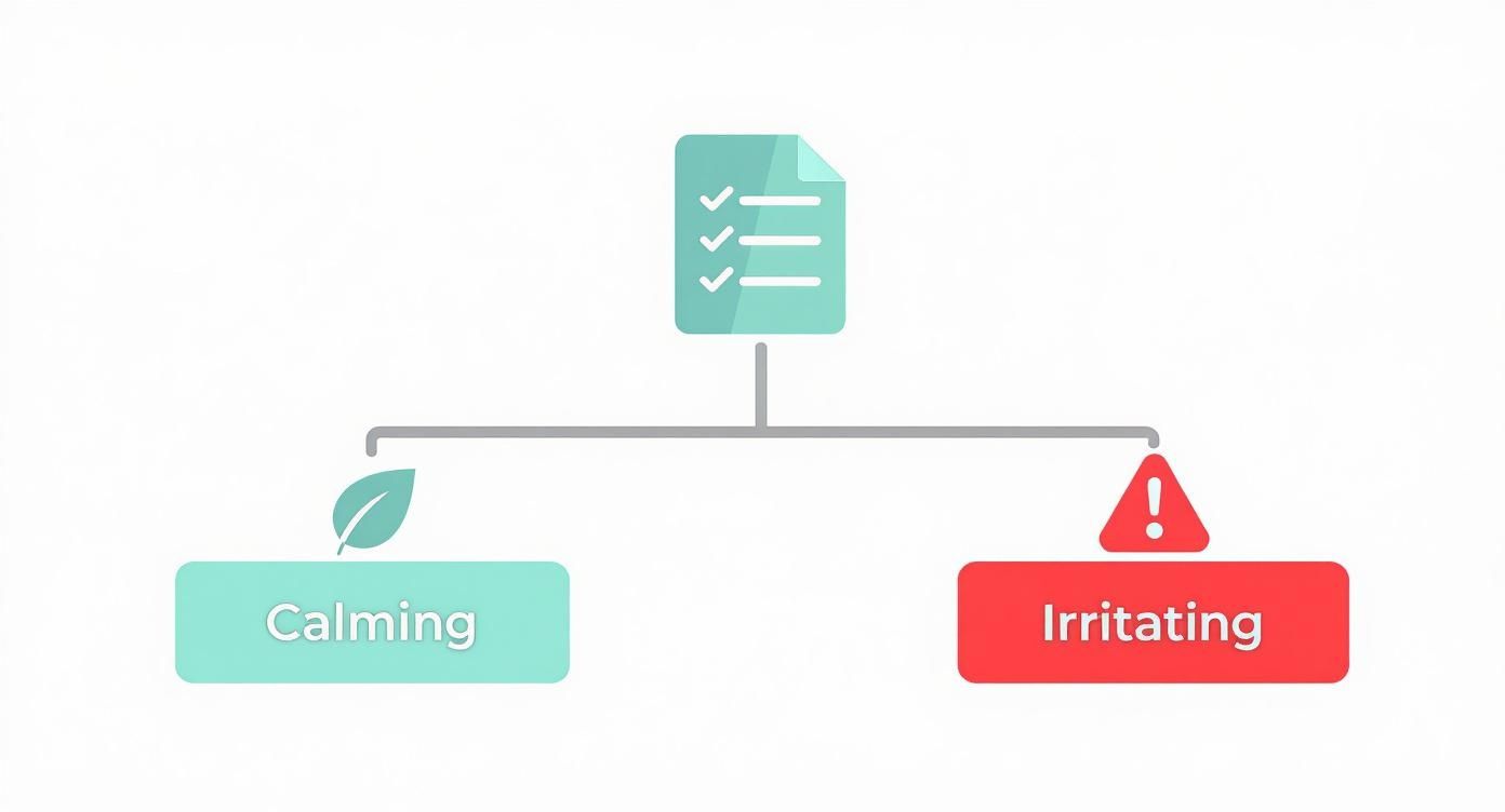 Infographic about best foundation for sensitive skin