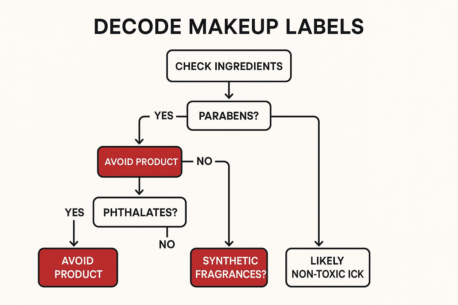 Infographic about best non toxic makeup brands