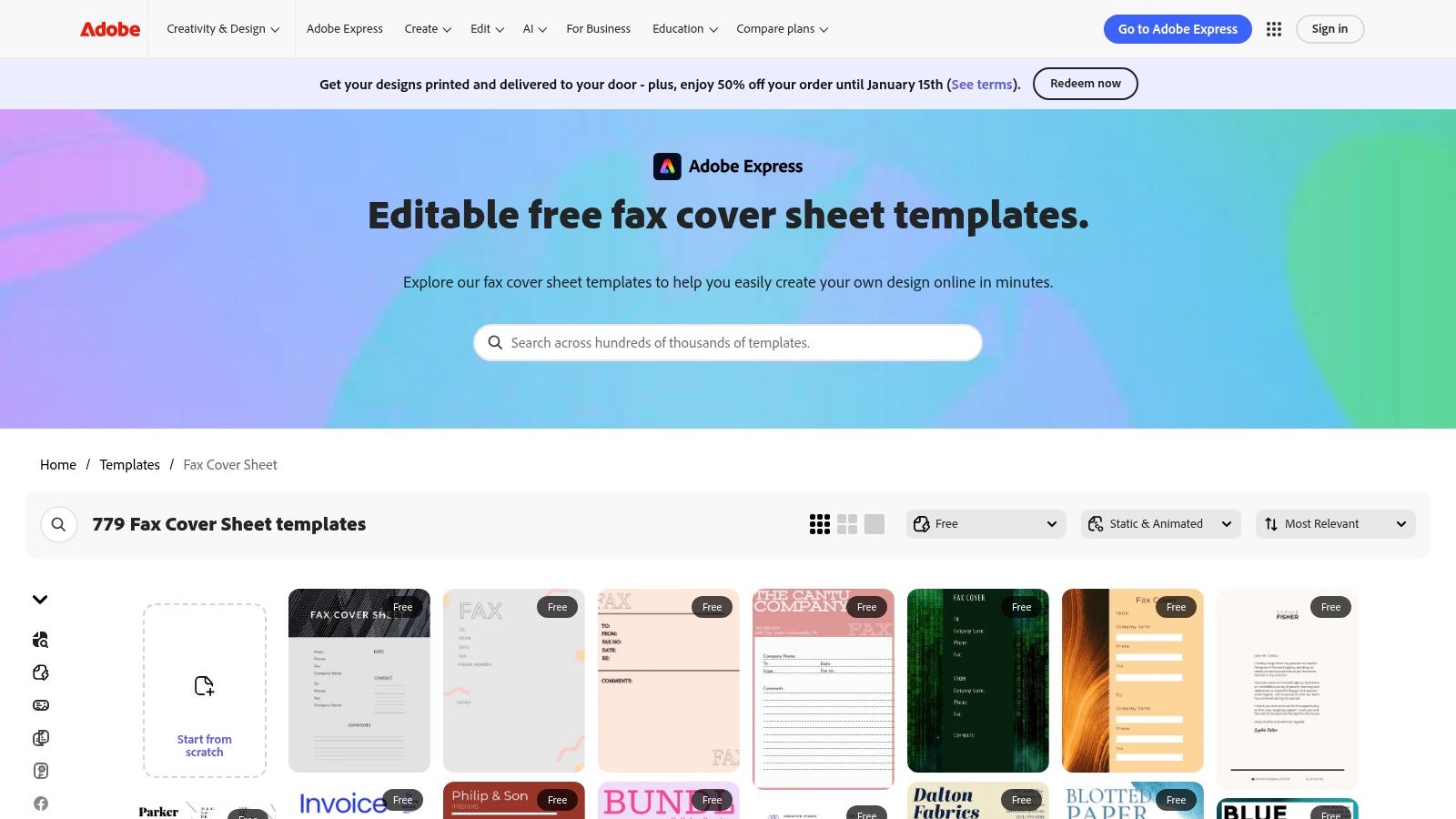 Adobe Express Templates