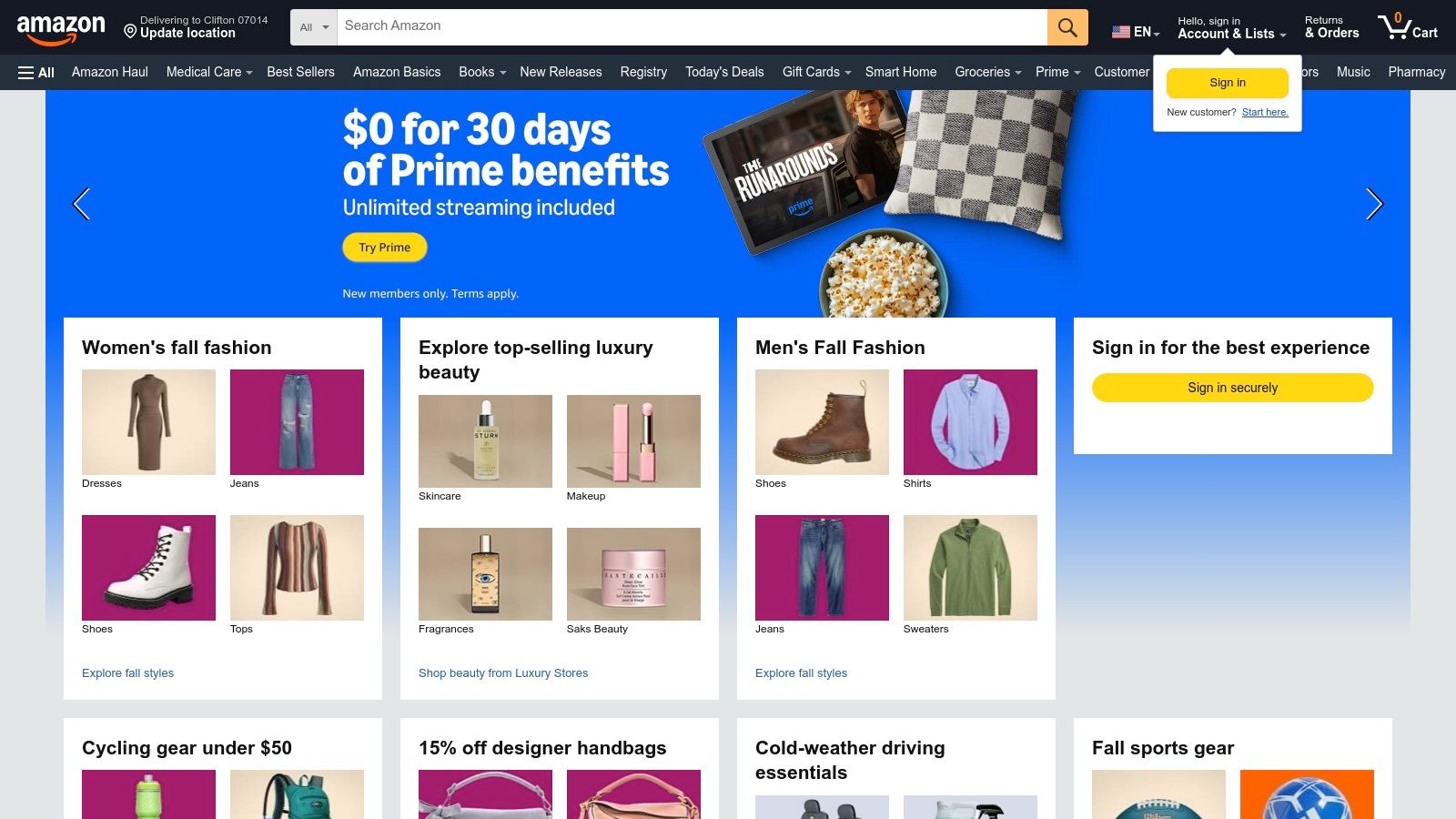 Amazon (Brand Storefronts for Cruelty-Free Brands)