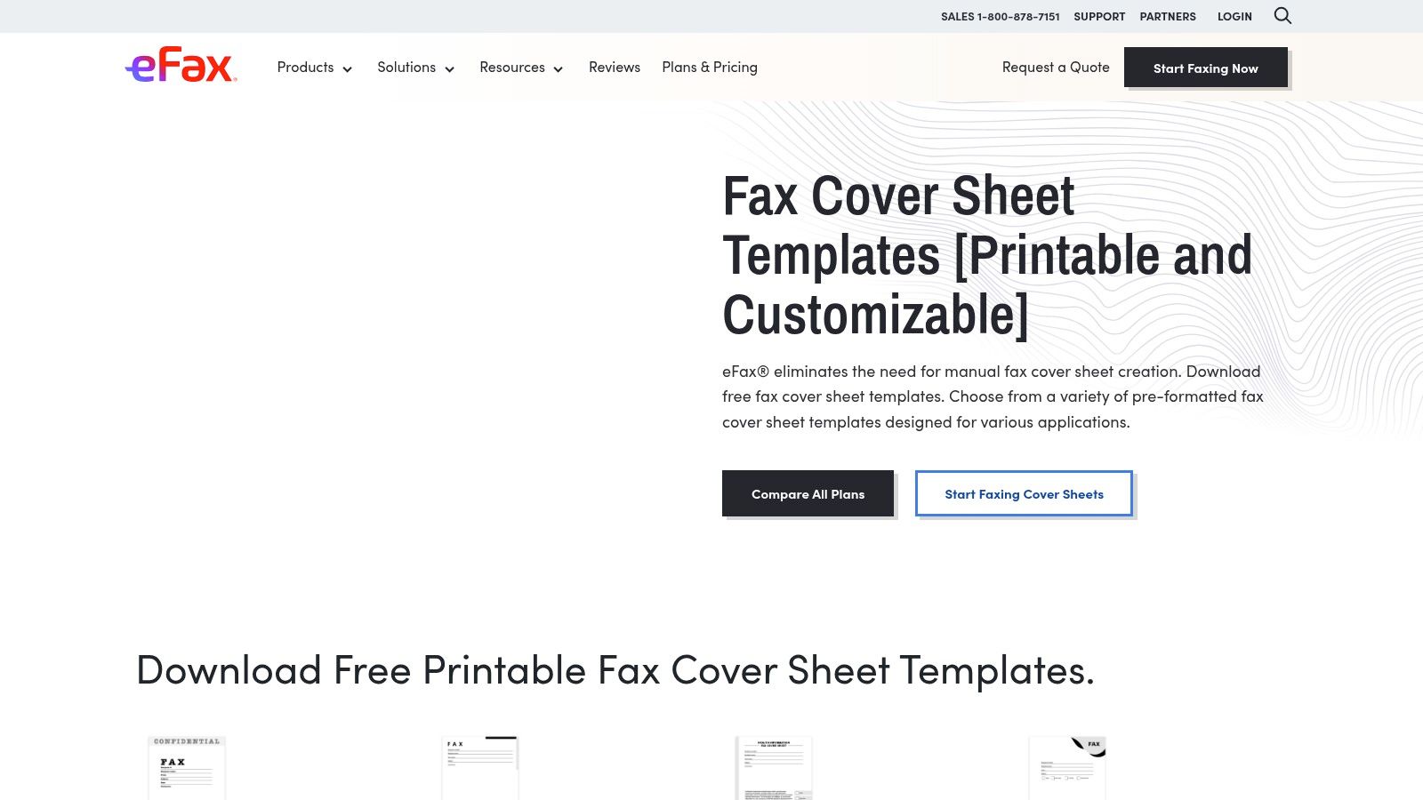 eFax (Free Fax Cover Sheet Templates)