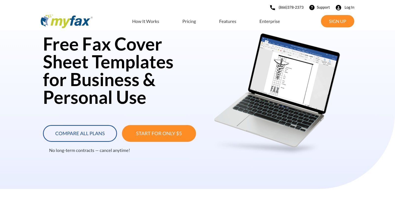 MyFax (Free Fax Cover Sheets)
