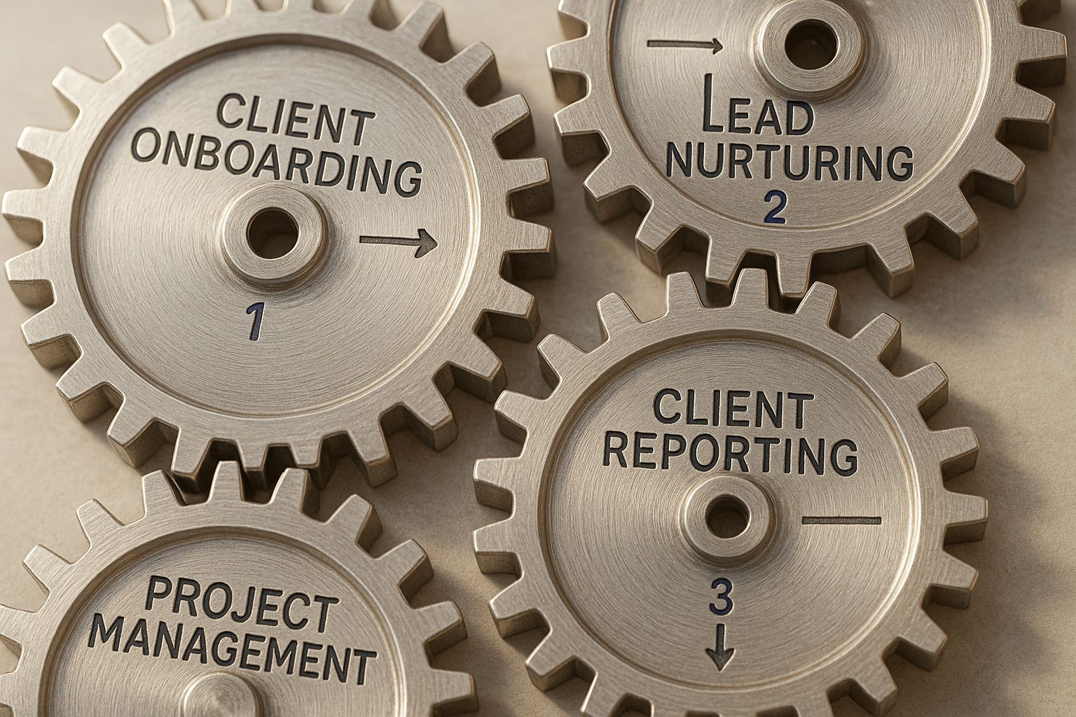 Infographic about marketing automation for agencies