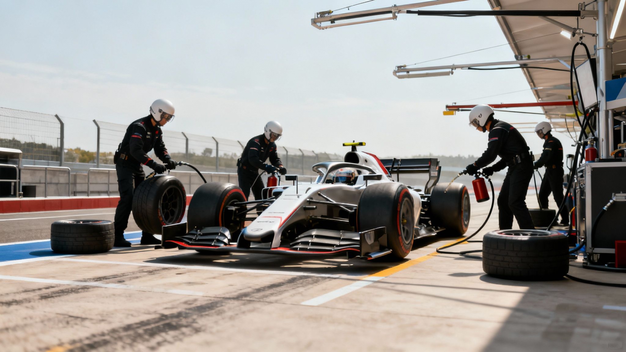 A team of professionals collaborating around a computer, illustrating the strategic partnership of marketing automation in an agency setting.