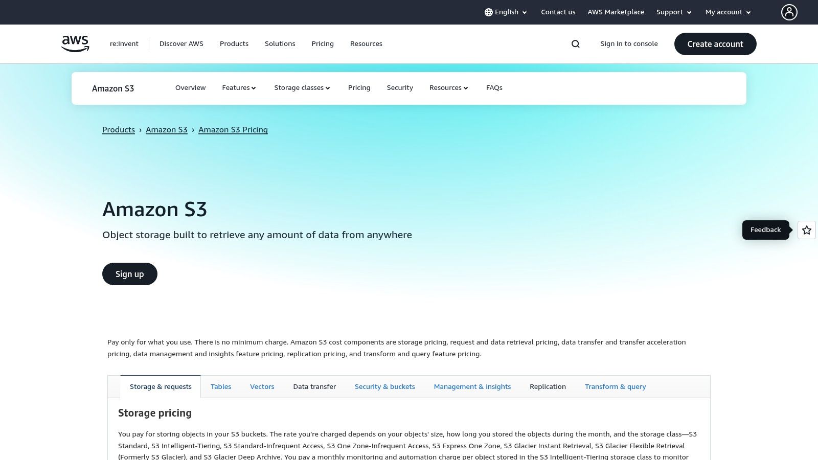 Amazon S3 (AWS)