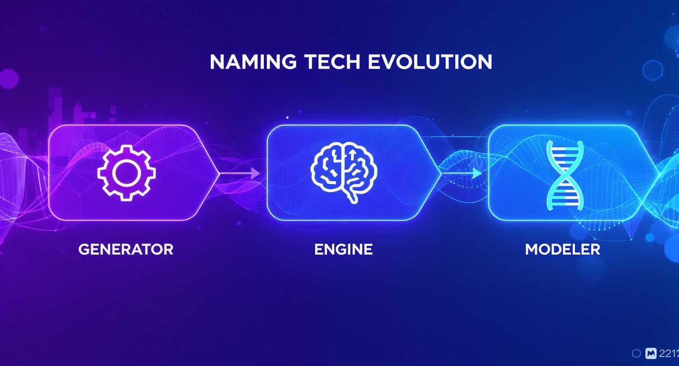 Infographic about name for product generator