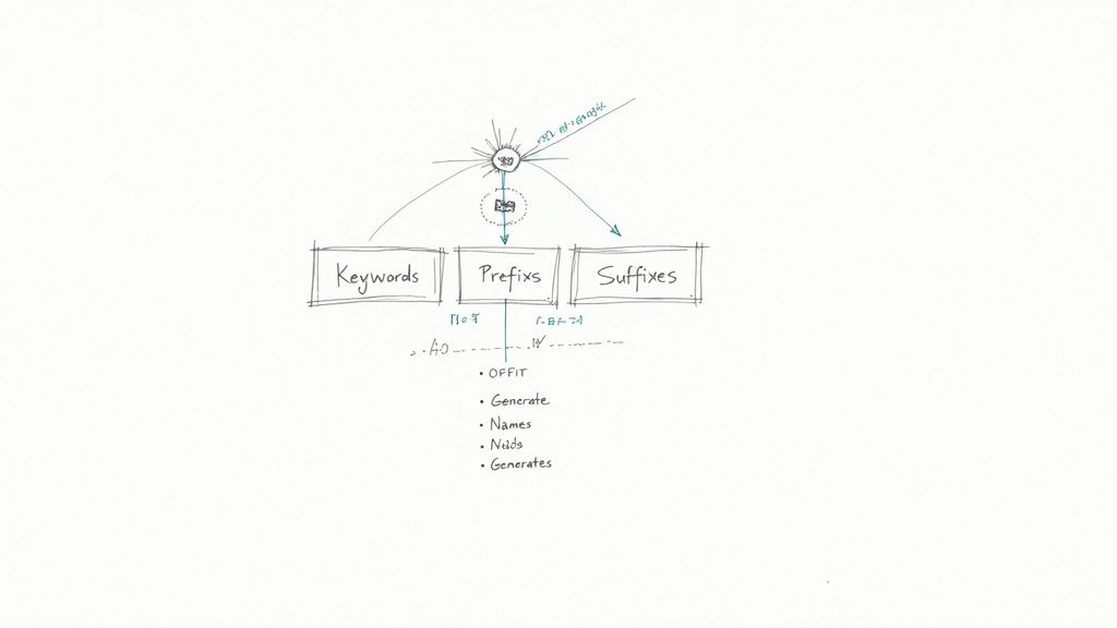 Screenshot from https://namelix.com/