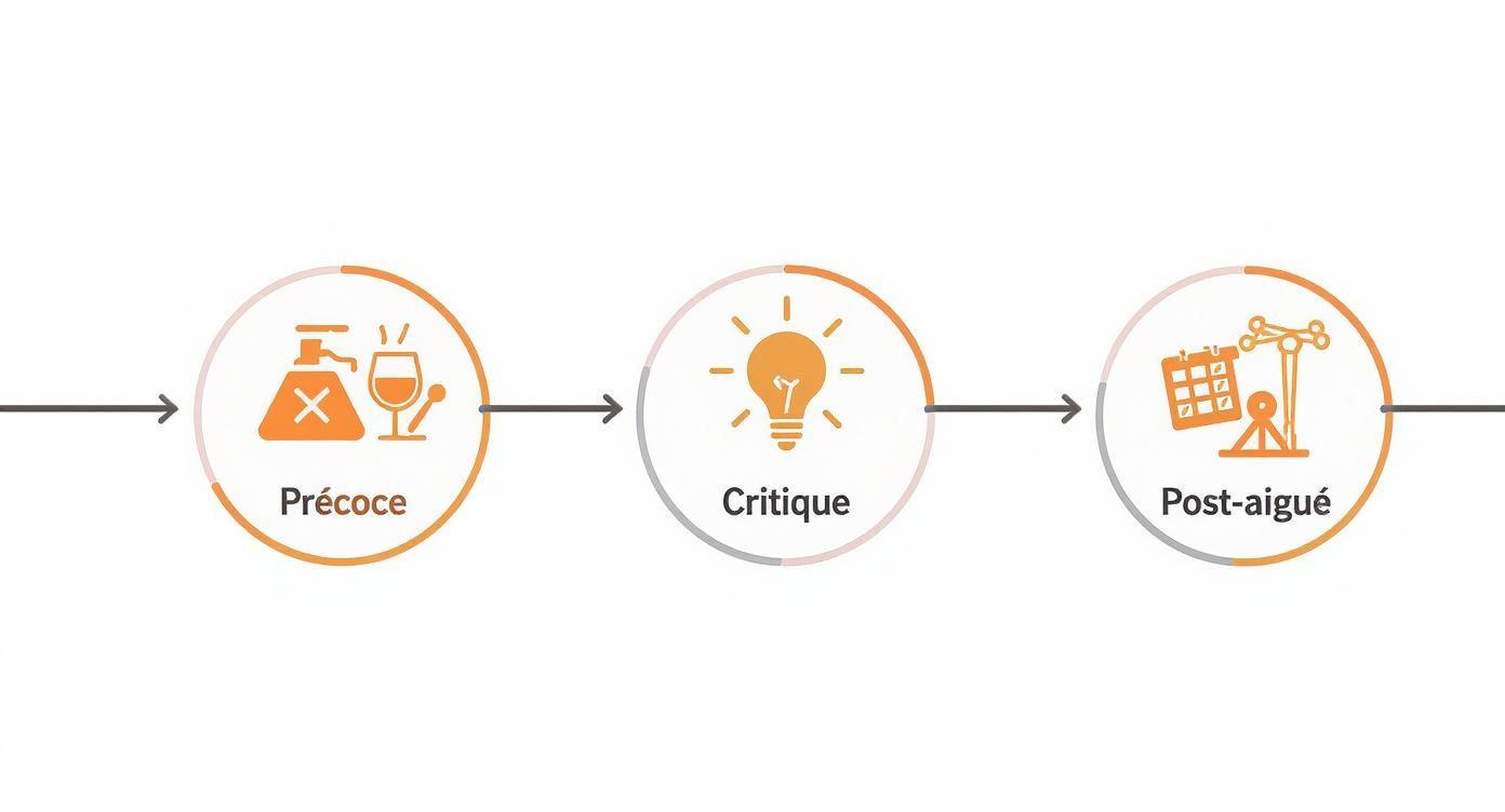 Infographic about durée sevrage alcool