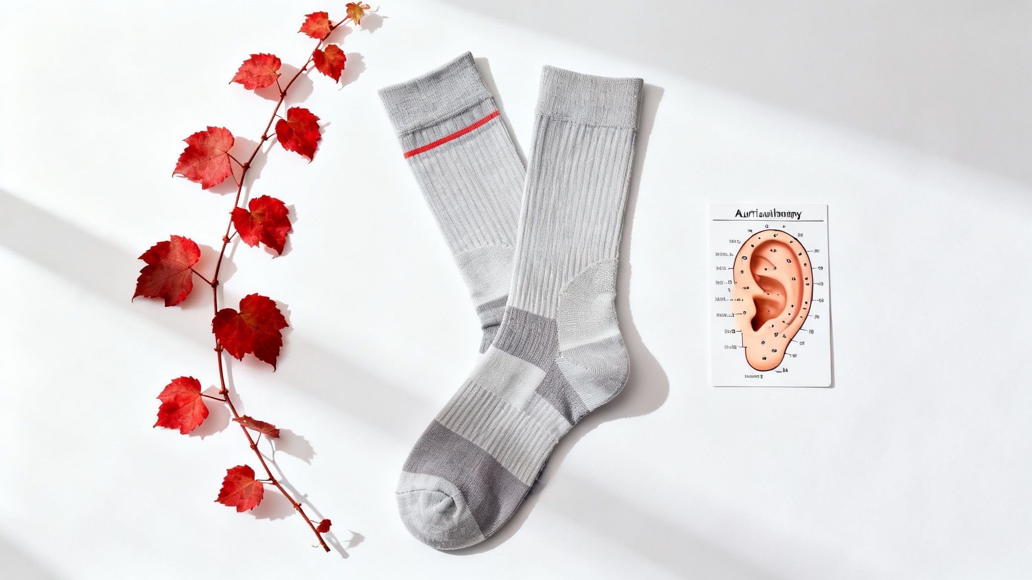 Personne massant sa jambe pour soulager la douleur.
