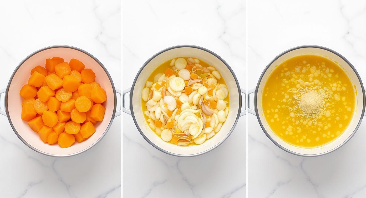 Infographic about soupe de carottes