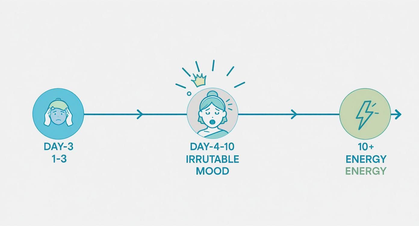 Infographic about sevrage du sucre