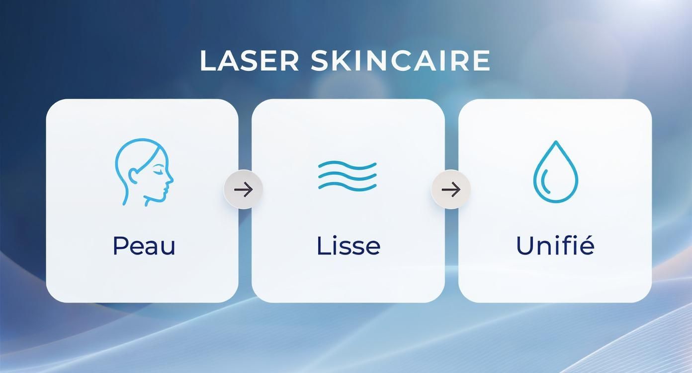 Infographic about centre traitement laser
