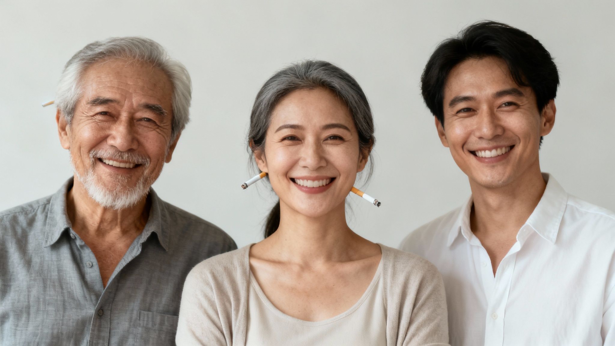 Une personne souriante et en bonne santé, profitant de sa nouvelle vie sans cigarette après avoir réussi son sevrage.