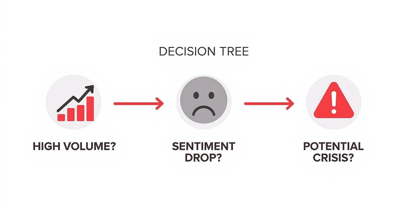 Infographic about crisis management on social media