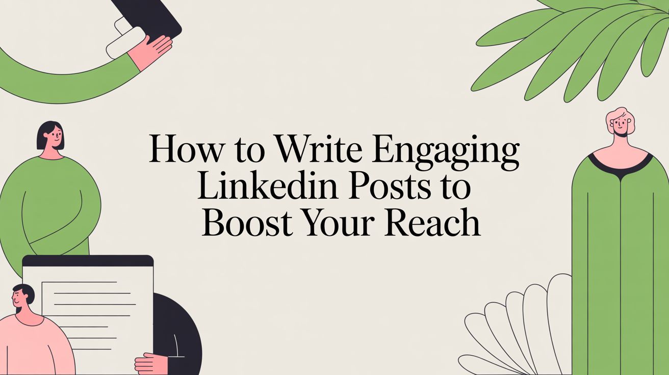 How to write engaging linkedin posts to boost your reach