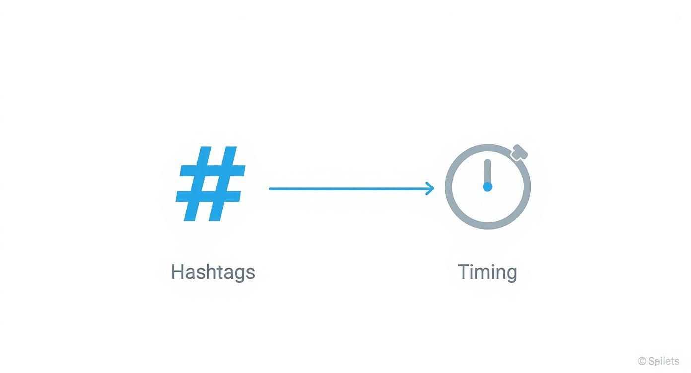 Infographic about how to tweet