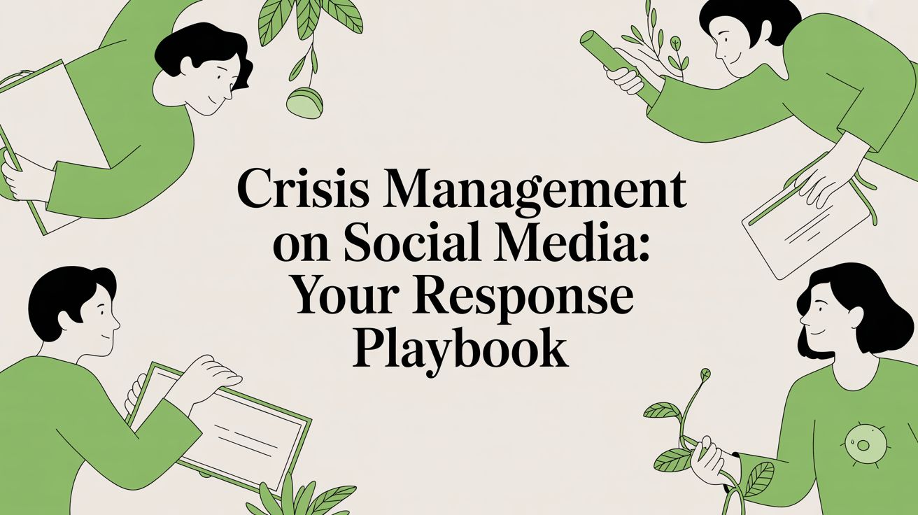 crisis management on social media: Your Response Playbook