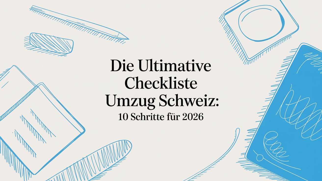 Die ultimative Checkliste Umzug Schweiz: 10 Schritte für 2026