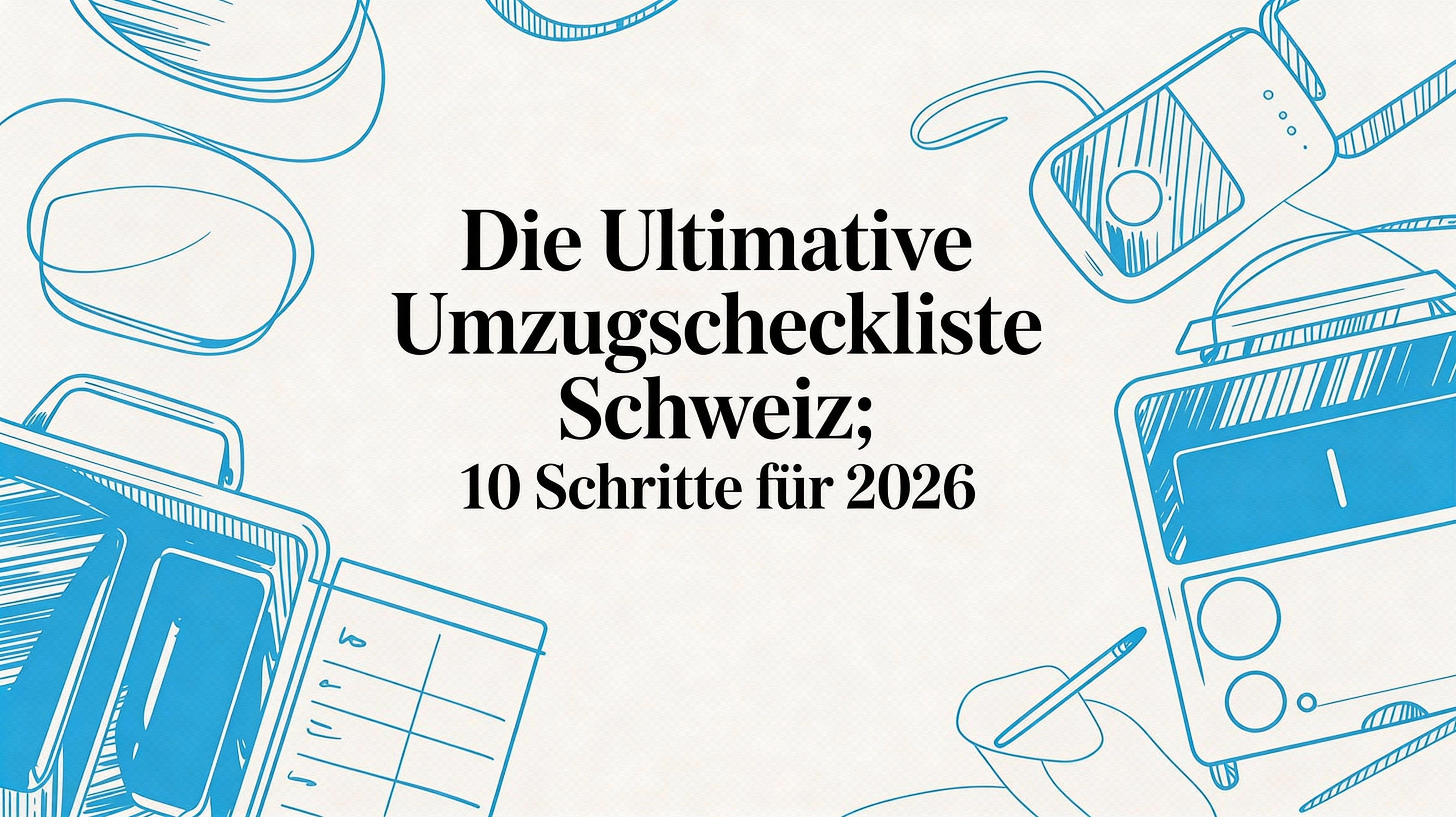 Die ultimative Umzug Checkliste Schweiz: 10 Schritte für 2026