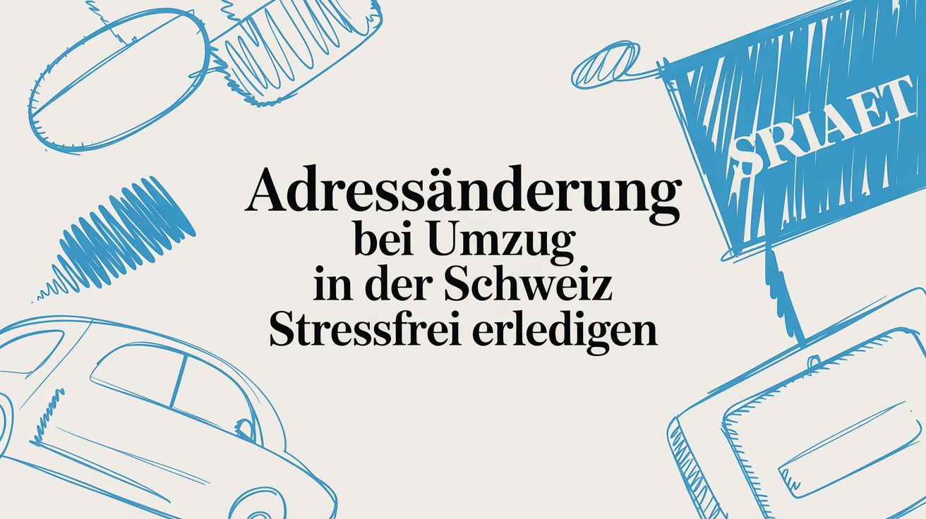 Adressänderung bei Umzug in der Schweiz stressfrei erledigen