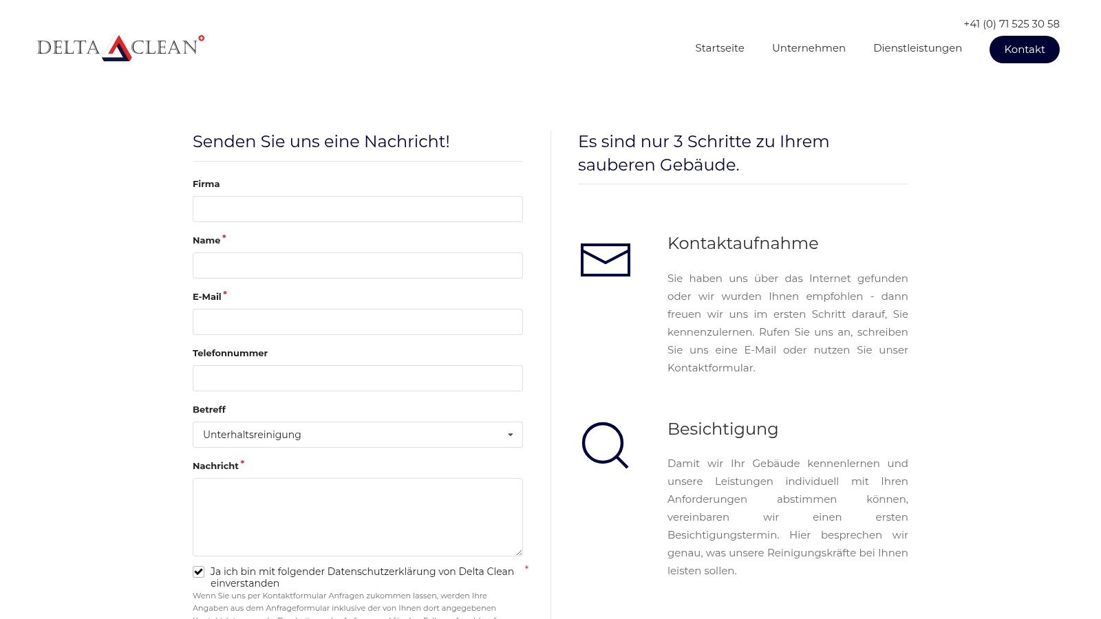 Delta Clean Swiss – Umzugsreinigung mit Abnahmegarantie