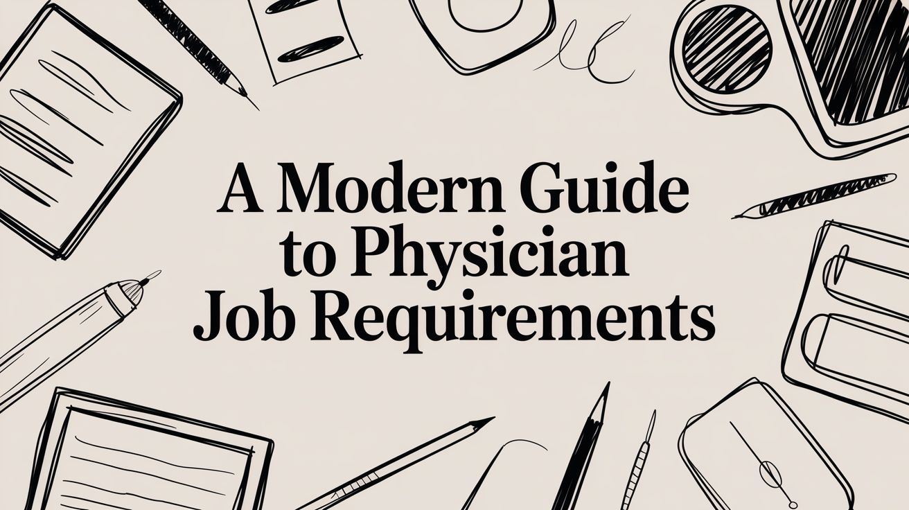 A Modern Guide to Physician Job Requirements | WeekdayDoc