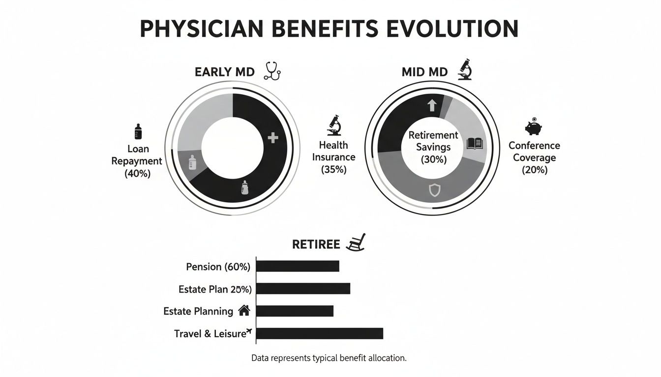 Infographic about part time physician jobs