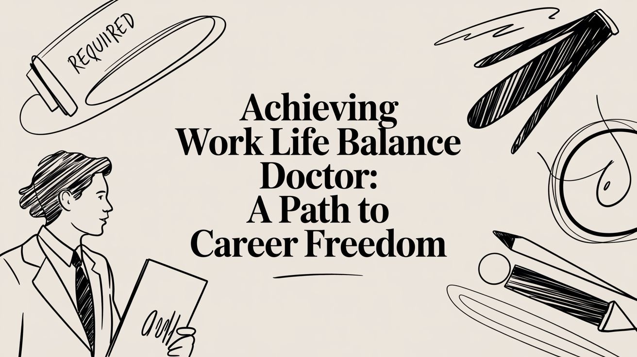 Achieving work life balance doctor: A Path ... | WeekdayDoc