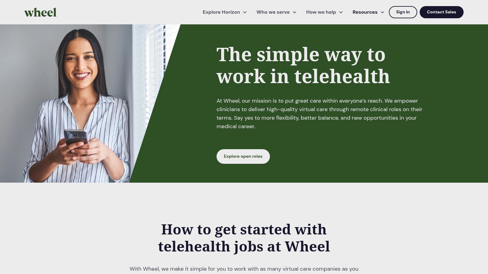 Wheel — Clinician Telehealth Opportunities