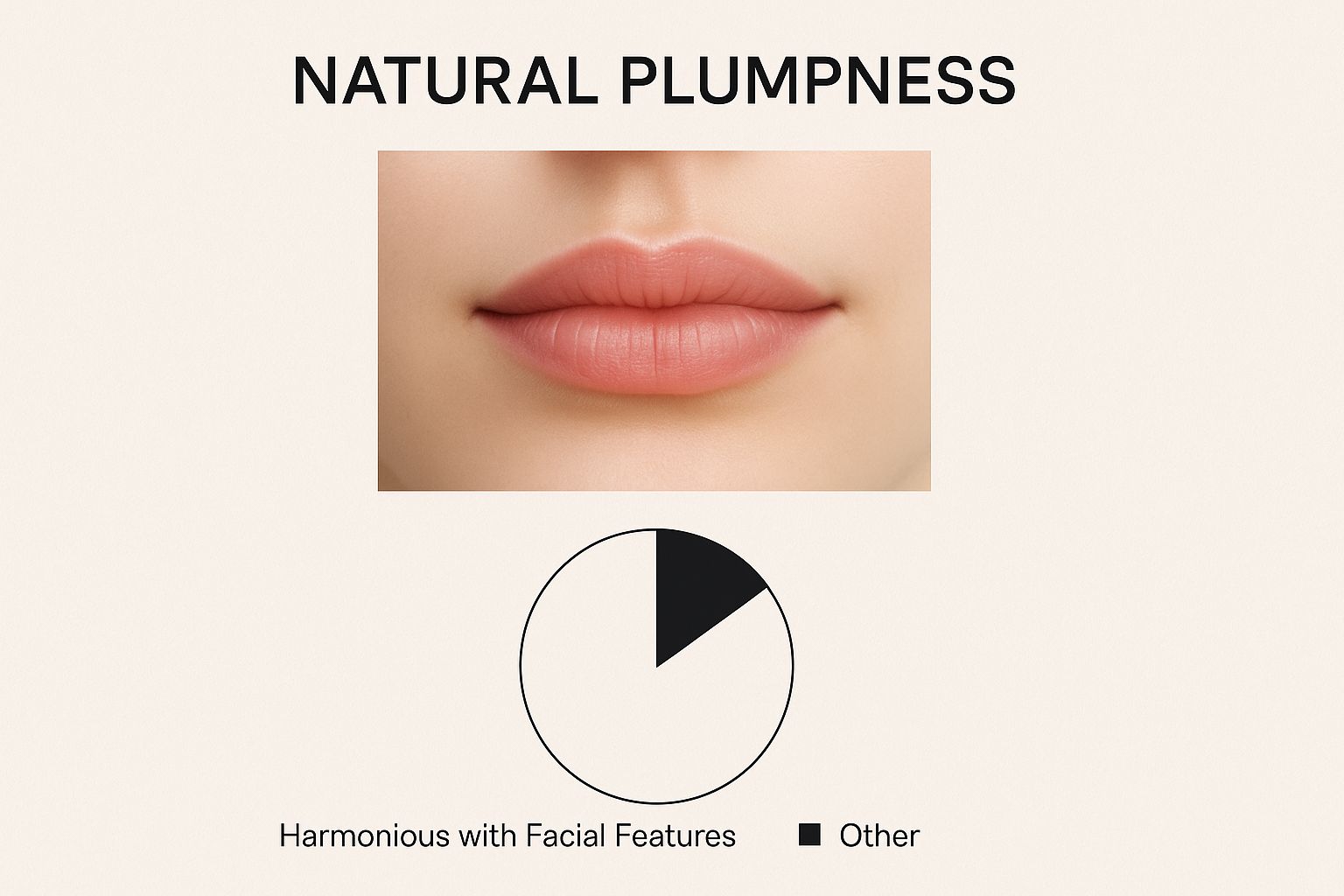 Infographic about lip injections natural