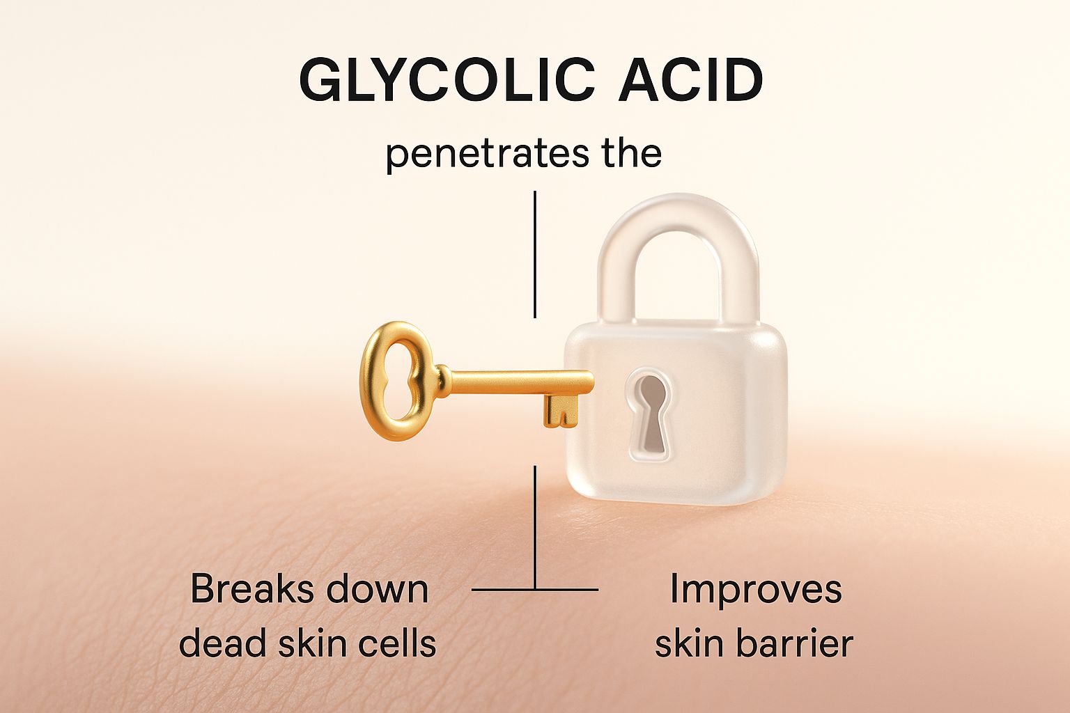 Infographic about what is glycolic acid