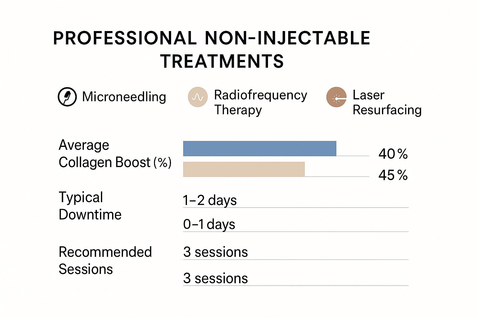 Infographic about how to treat nasolabial folds