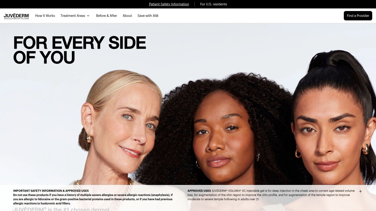 Juvéderm (Allergan Aesthetics, an AbbVie company)