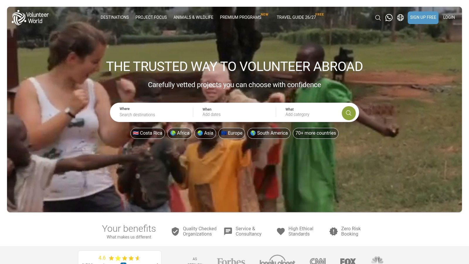 Volontariato in Africa con Volunteer World