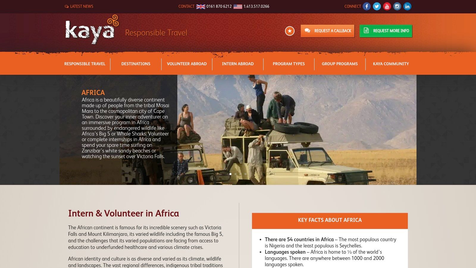 Volontariato in Africa con Kaya Responsible Travel
