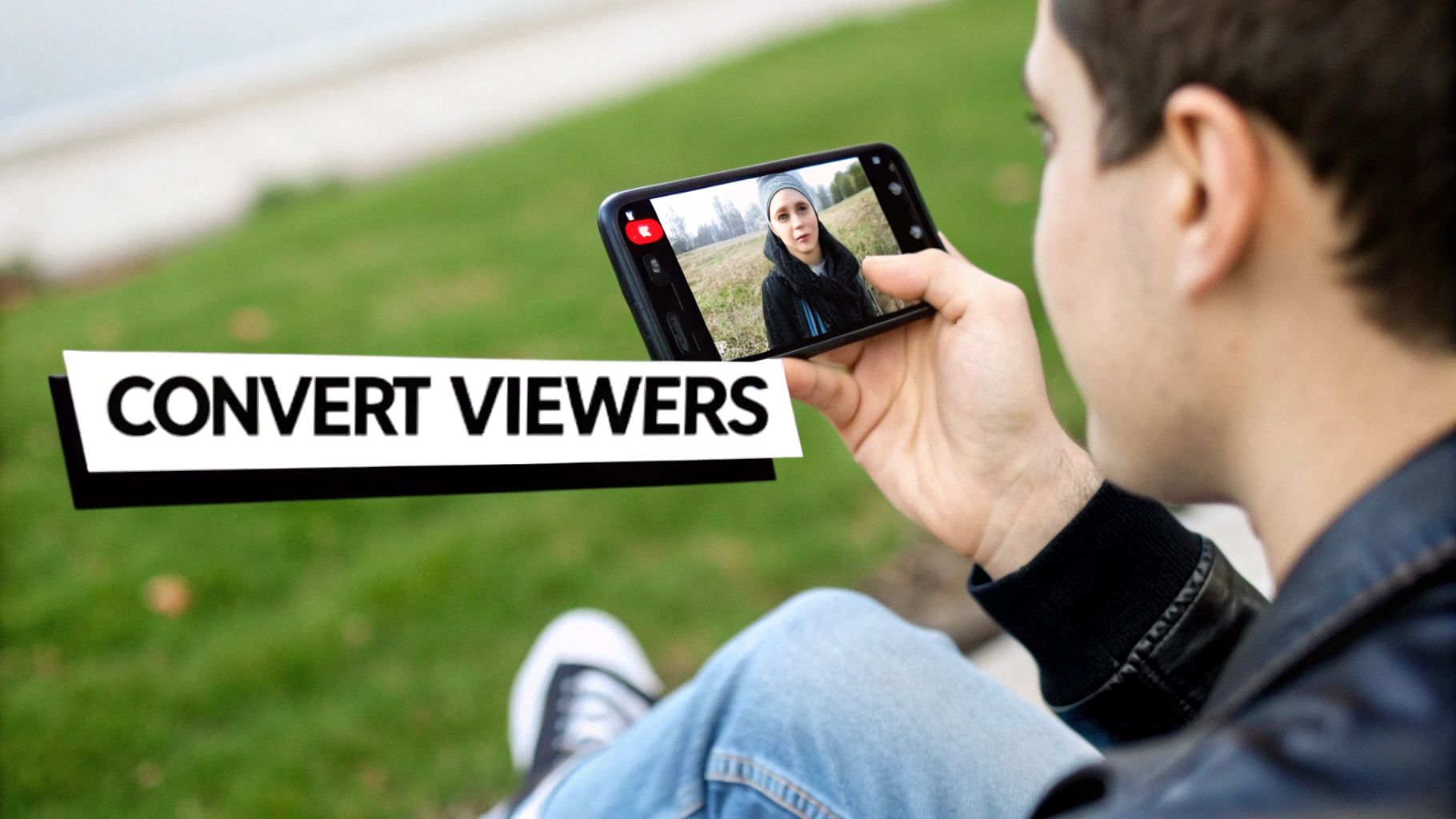 A visual showing two creator profiles overlapping, with arrows pointing between them to represent audience sharing and collaboration, symbolizing YouTube growth.