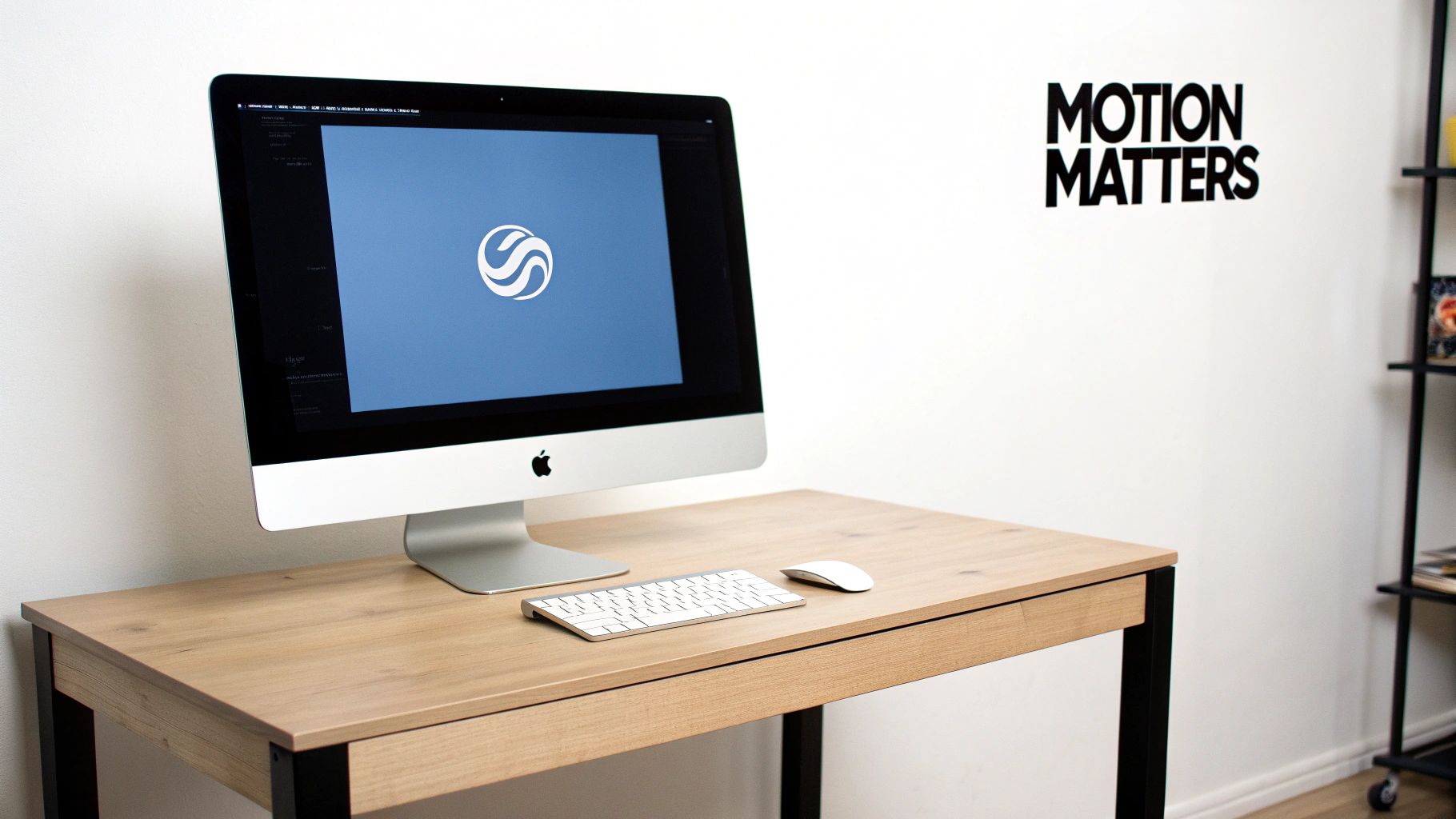 An abstract, colorful sphere of light rays and particles, representing creative energy and motion.