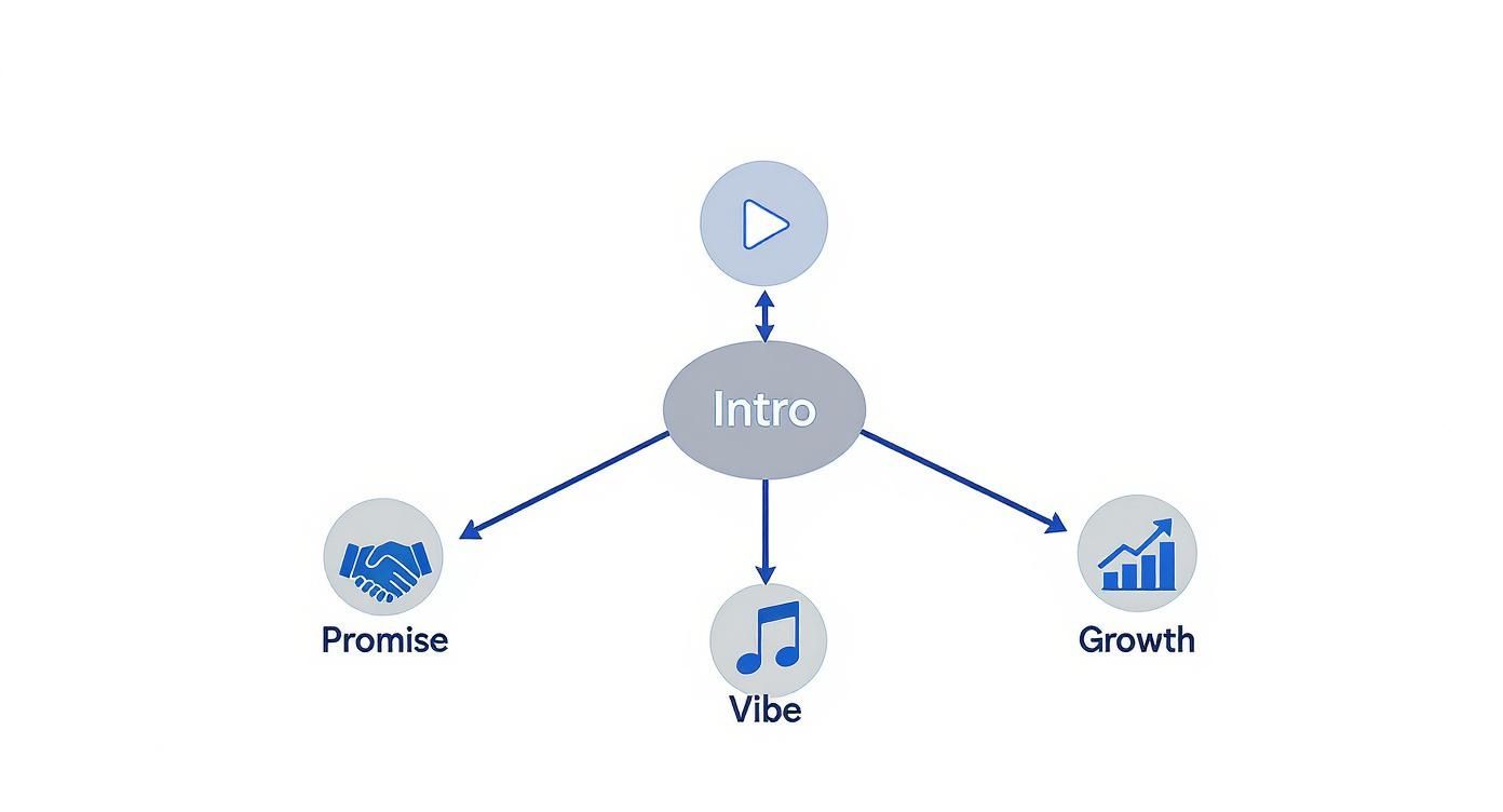 Infographic about youtube intro video ideas
