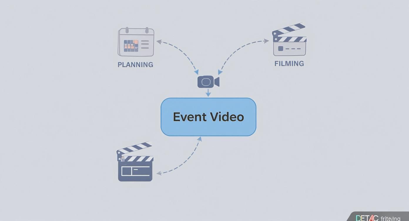 Infographic about event video production services