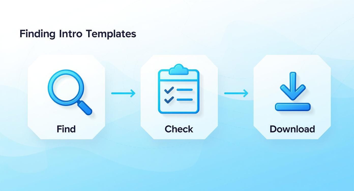 Infographic about intro video templates free