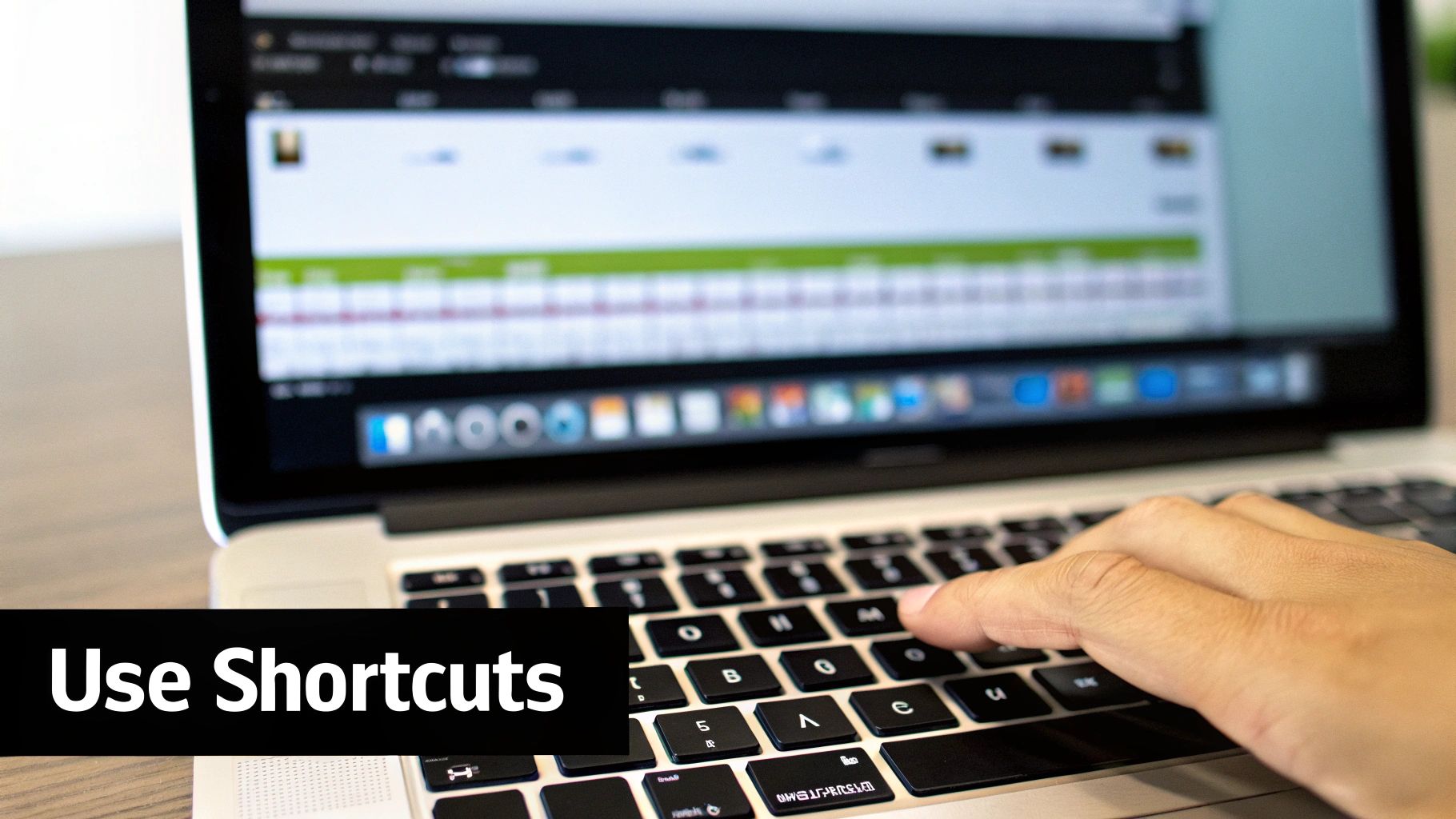 Use Essential Keyboard Shortcuts to Increase Editing Speed