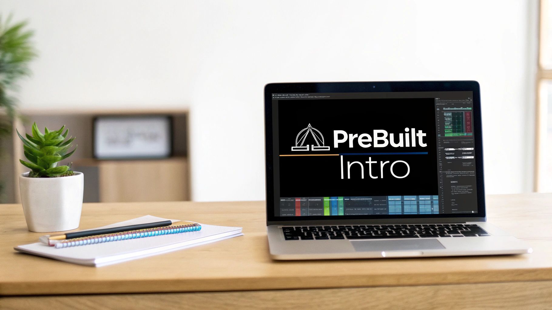 A dynamic visual of an After Effects intro template being customized.